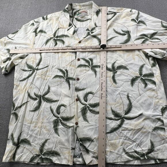 Vintage Paradise Found Shirt Adult 2XL XXL Button Up Short Sleeve Hawaiian Men's - Picture 11 of 14